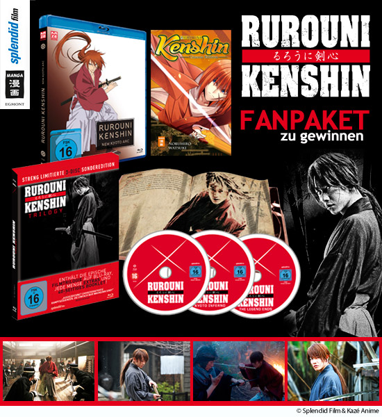 Verlosung: Rurôni Kenshin: The Trilogy Fanpaket