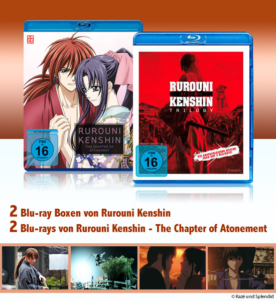 Verlosung: 2x2 Blu-rays zu Rurouni Kenshin 