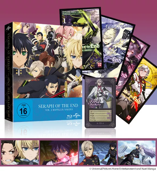 Verlosung: 2x Seraph of the End Vol. 2: Battle in Nagoya - Pakete