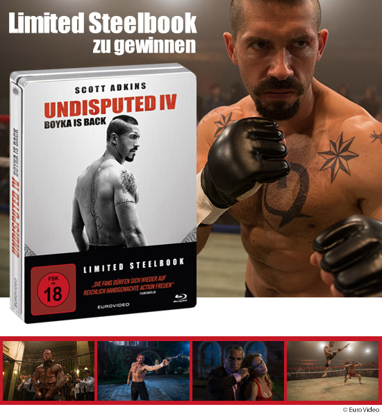 Verlosung: 1x Undisputed IV - Boyka is back (Limited Steelbook Edition)