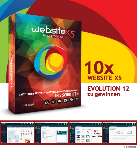 Verlosung: 10x Website X5 - Evolution 12