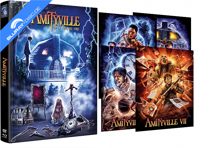 Amityville: IV - V - VI - VII - VIII Wattierte Limited Mediabook ...