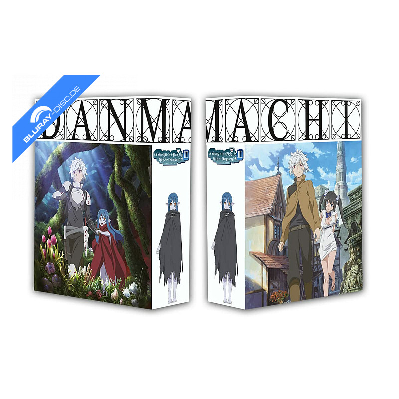 Detalhes do volume 4 DVD/BD de DanMachi 3