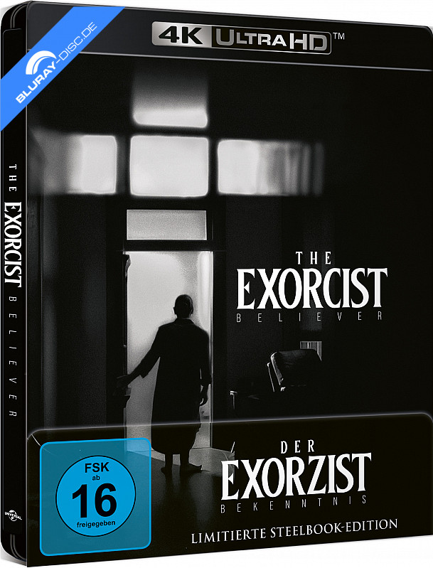 DER EXORZIST Bekenntnis Limitierte Steelbook Edition 4K UHD Horror