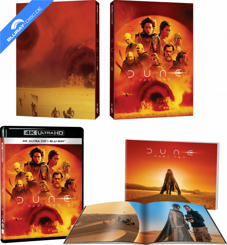 Dune Part Two 2024 4K Limited Edition Fullslip A 4K UHD + Bluray KR