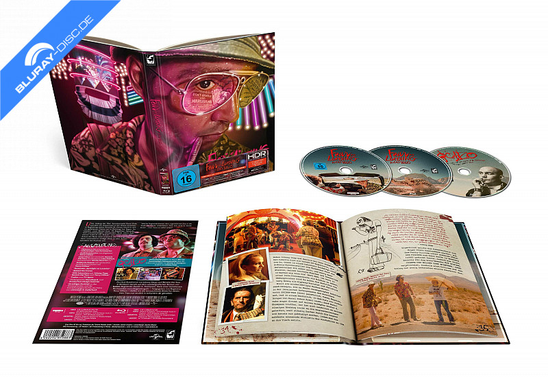 Fear and Loathing in Las Vegas 4K Limited Mediabook Edition Cover B 4K UHD + Blu-ray + Bonus Blu-ray Blu-ray - Film Details Fear and Loathing in Las Vegas 4K Limited Mediabook Edition Cover B 4K UHD + Blu-ray + Bonus Blu-ray Blu-ray - Film Details