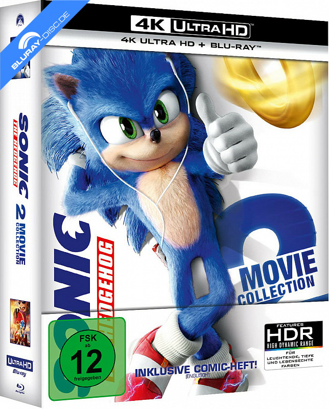 Sonic 1+2 (Pack) (4K UHD + Blu-ray) [Blu-ray]