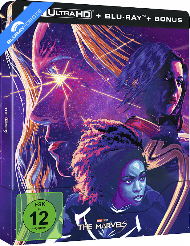 The Marvels 2023 4K Limited Steelbook Edition 4K UHD + Blu-ray Blu-ray - Film  Details