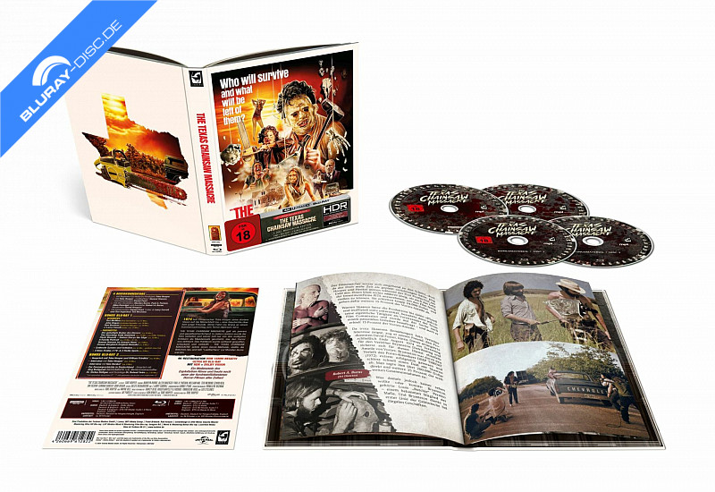 The Texas Chainsaw Massacre 1974 4K Limited Mediabook Edition Cover B ...