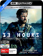 13 Hours: The Secret Soldiers of Benghazi 4K (4K UHD + Blu-ray) (AU Import) Blu-ray