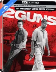 2 Guns 4K - 10th Anniversary - Best Buy Exclusive Limited Edition Steelbook (4K UHD + Blu-ray + Digital Copy) (US Import ohne dt. Ton) Blu-ray