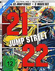 21 Jump Street (2012) + 22 Jump Street (2014) 4K (Limited Steelbook Edition) (2 4K UHD + 2 Blu-ray) Blu-ray