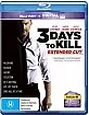 3 Days to Kill - Extended Cut (Blu-ray + UV Copy) (AU Import ohne dt. Ton) Blu-ray