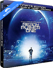 Ready Player One (2018) 4K - Édition Limitée Steelbook (4K UHD + Blu-ray 3D + Blu-ray + Digital Copy) (FR Import ohne dt. Ton) Blu-ray