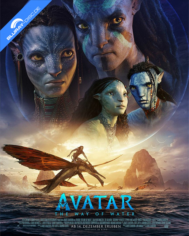 Avatar: The Way of Water 4K (Limited Steelbook Edition) (4K UHD + Blu-ray + Bonus Blu-ray) Blu-ray