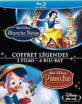 Blanche Neige et les sept nains + Pinocchio - Coffret Legendes 2-Film-Collection (FR Import) Blu-ray