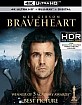 Braveheart 4K (4K UHD + Blu-ray + Bonus Blu-ray + UV Copy) (US Import ohne dt. Ton) Blu-ray