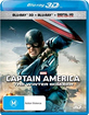 Captain America: The Winter Soldier 3D (Blu-ray 3D + Blu-ray + UV Copy) (AU Import ohne dt. Ton) Blu-ray