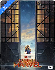 Captain Marvel (2019) 3D - Limited Edition Steelbook (Blu-ray 3D + Blu-ray) (IT Import ohne dt. Ton) Blu-ray