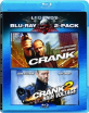 Crank + Crank 2 (Legends Blu-ray 2-Pack) (Region A - US Import ohne dt. Ton) Blu-ray