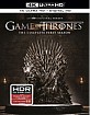 Game of Thrones: The Complete First Season 4K (4K UHD + UV Copy) (US Import) Blu-ray