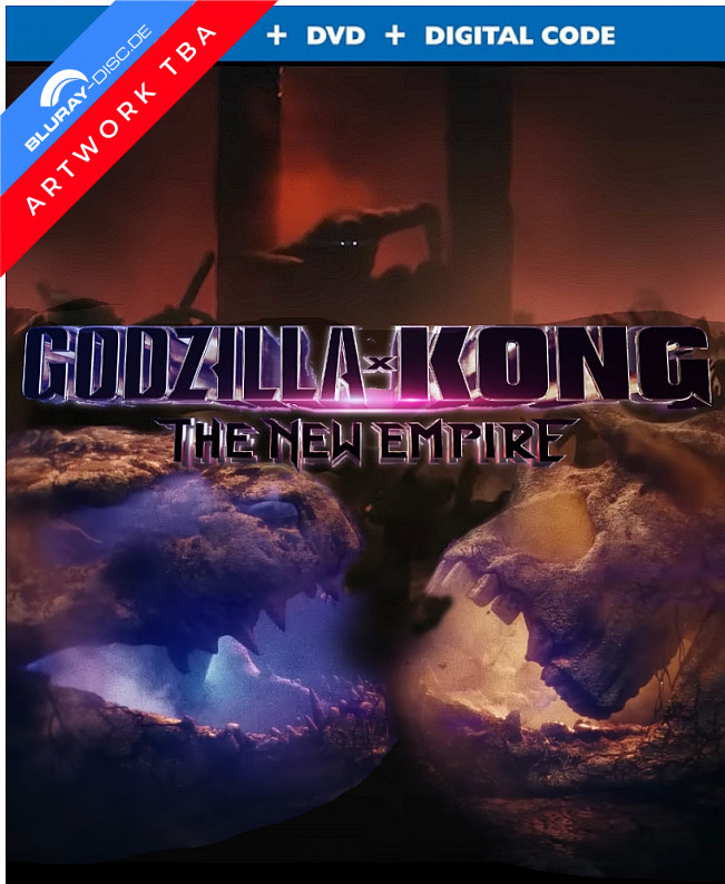 Godzilla X Kong: The New Empire Blu-ray + Dvd + Digital Copy Us Import 