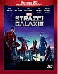 Strážci Galaxie 3D (Blu-ray 3D + Blu-ray) (CZ Import ohne dt. Ton) Blu-ray