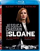 Miss Sloane (2016) (Blu-ray + DVD + UV Copy) (Region A - US Import ohne dt. Ton) Blu-ray