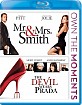 Mr. & Mrs. Smith + The Devil wears Prada - Double Feature (Region A - US Import ohne dt. Ton) Blu-ray