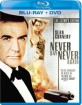 James Bond 007 - Never say never again (Blu-ray + DVD) (Region A - US Import ohne dt. Ton) Blu-ray