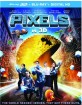 Pixels (2015) 3D (Blu-ray 3D + Blu-ray + UV Copy) (US Import ohne dt. Ton) Blu-ray