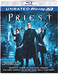 Priest (2011) - Unrated 3D (Blu-ray 3D) (US Import ohne dt. Ton) Blu-ray