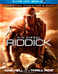 Riddick - Unrated Director's Cut (Blu-ray + DVD + UV Copy) (US Import ohne dt. Ton) Blu-ray