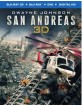San Andreas (2015) 3D (Blu-ray 3D + Blu-ray + DVD + UV Copy) (US Import ohne dt. Ton) Blu-ray