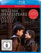 Shakespeare - As you like it Blu-ray