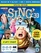Sing (2016) 3D (Blu-ray 3D + Blu-ray + DVD + UV Copy) (UK Import ohne dt. Ton) Blu-ray