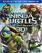 Teenage Mutant Ninja Turtles: Out of the Shadows 3D (Blu-ray 3D + Blu-ray + DVD + UV Copy) (US Import ohne dt. Ton) Blu-ray
