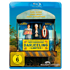 The Darjeeling Limited, a Wes Anderson film - Region B Blu-Ray