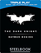 The Dark Knight / Batman Begins - Steelbook (UK Import) Blu-ray