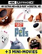 The Secret Life of Pets (2016) 4K (4K UHD + Blu-ray + UV Copy) (US Import ohne dt. Ton) Blu-ray