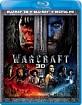 Warcraft 3D (Blu-ray 3D + Blu-ray + UV Copy) (US Import ohne dt. Ton) Blu-ray
