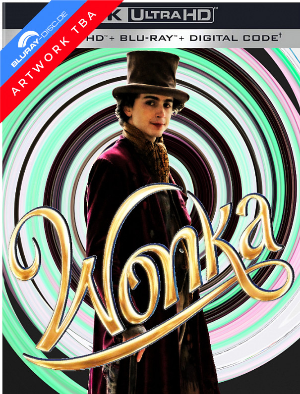 Wonka 2023 4K 4K UHD + Bluray + Digital Copy US Import ohne dt. Ton