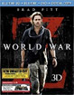 World War Z 3D - Theatrical and Unrated Cut - Target Excl. (Blu-ray 3D + Blu-ray + DVD + Digital Copy) (US Import ohne dt. Ton) Blu-ray