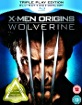 X-Men Origins: Wolverine - Triple Play Edition (UK Import ohne dt. Ton) Blu-ray