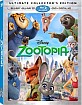 Zootopia (2016) 3D (Blu-ray 3D + Blu-ray + DVD + UV Copy) (US Import ohne dt. Ton) Blu-ray