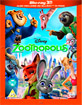 Zootropolis (2016) 3D (Blu-ray 3D + Blu-ray + UV Copy) (UK Import ohne dt. Ton) Blu-ray