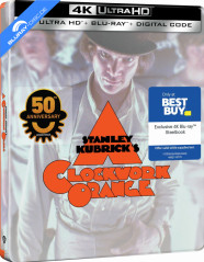 A Clockwork Orange (1971) 4K - 50th Anniversary - Best Buy Exclusive Limited Edition Steelbook (4K UHD + Blu-ray + Digital Copy) (US Import) Blu-ray