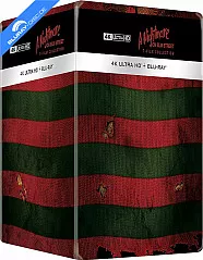 A Nightmare on Elm Street Collection 4K - Limited Edition Steelbook - Library Case (4K UHD + Blu-ray) (UK Import) Blu-ray