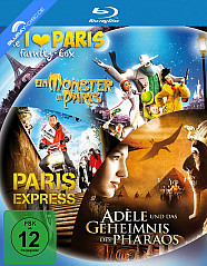 Adèle und das Geheimnis des Pharaos + Ein Monster in Paris + Paris Express (Die I Love Paris Family Box) Blu-ray