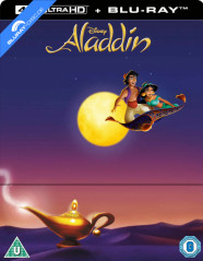 Aladdin (1992) 4K - Zavvi Exclusive Limited Edition Steelbook (4K UHD + Blu-ray) (UK Import ohne dt. Ton) Blu-ray